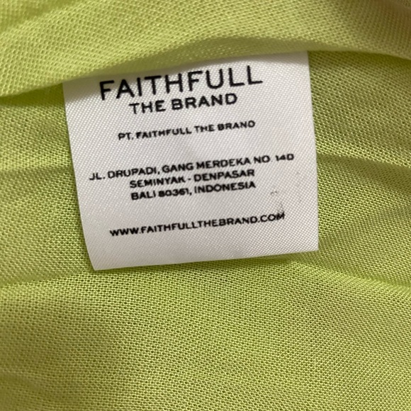 🌾NWT Faithfull the Brand Florence Mini Dress - Picture 16 of 16